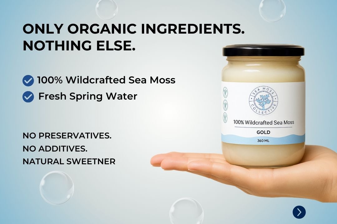 Organic Sea Moss Gel - Gold (350ml)
