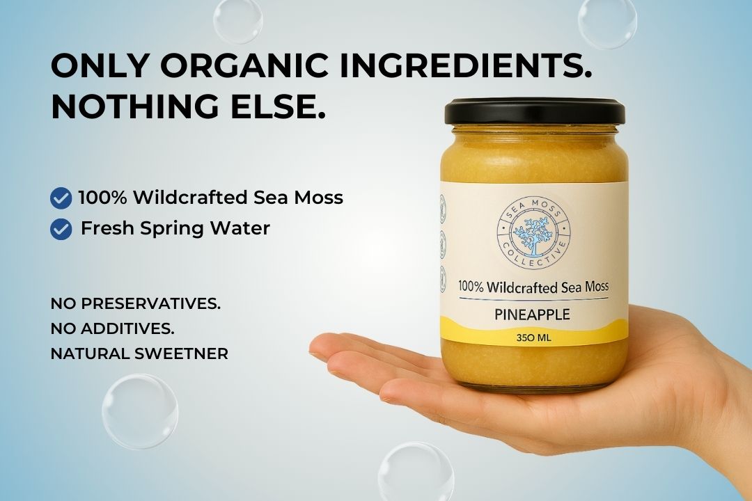 Organic Sea Moss Gel - Pineapple (350ml)