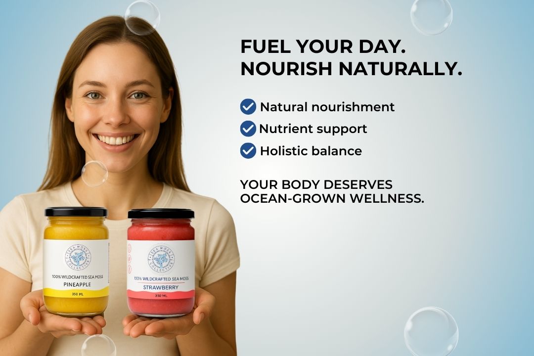 Sea Moss Gel – Pineapple + Strawberry (Bundle)
