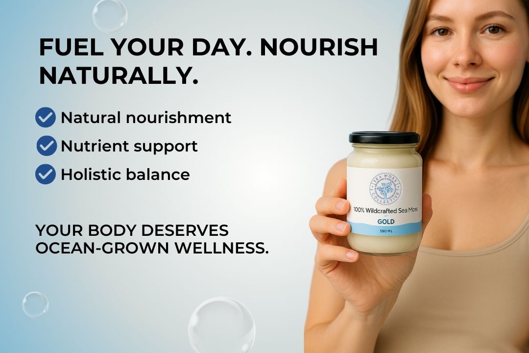 Organic Sea Moss Gel - Gold (350ml)