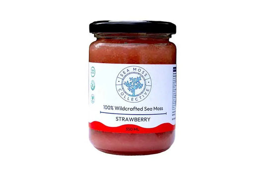 Organic Sea Moss Gel - Strawberry (350ml)