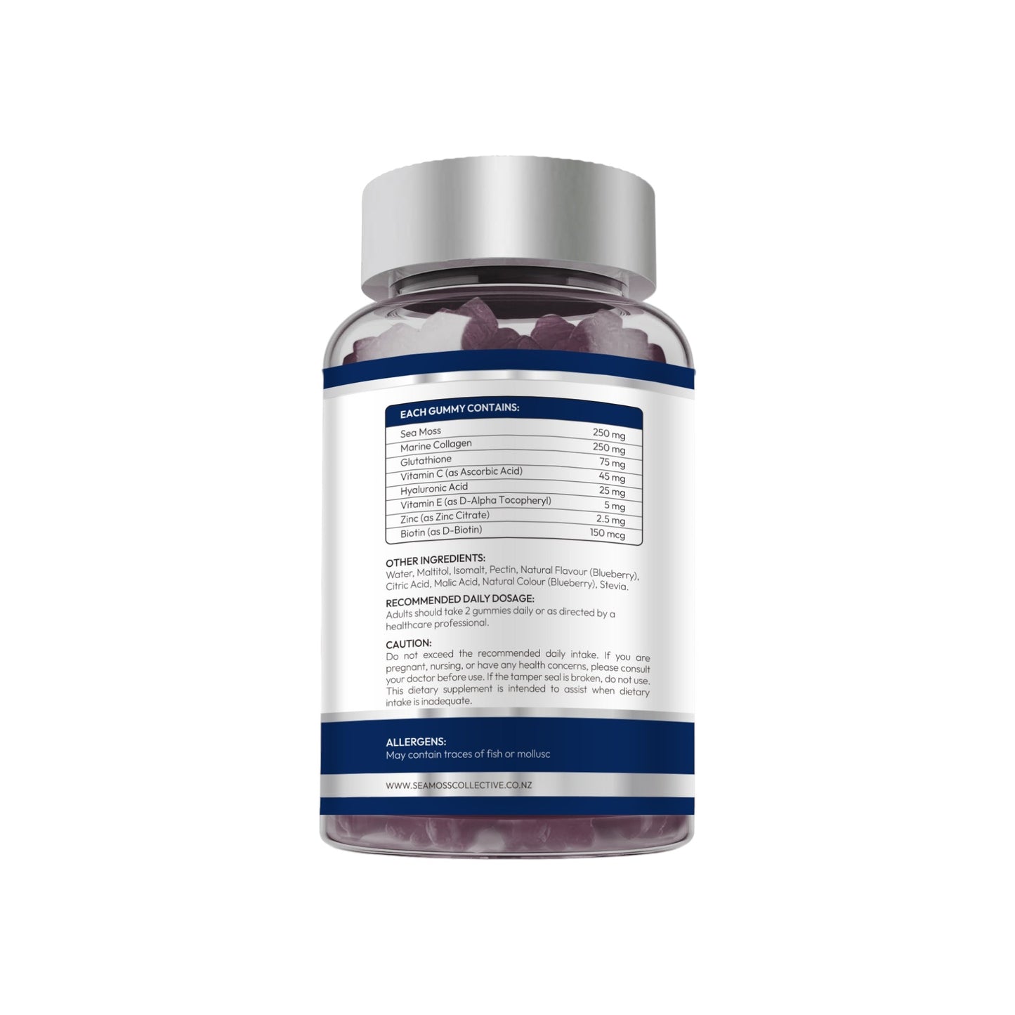 Sea Moss x Collagen Gummies – Hair, Skin & Nails (60 Gummies)