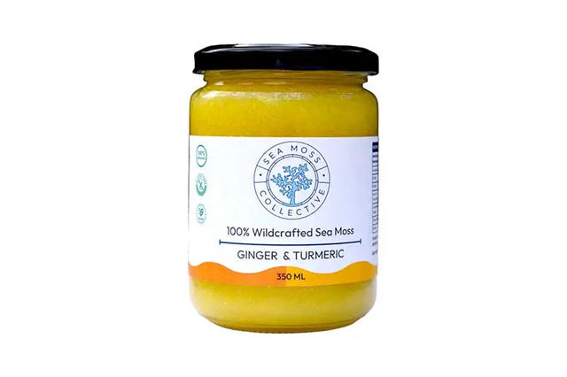Organic Sea Moss Gel - Ginger & Turmeric (350ml)